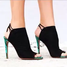 Уникальный дизайн; высококачественные женские пикантные элегантные босоножки на высоком каблуке с открытым носком и вырезами; женские сандалии на шнуровке с вырезами