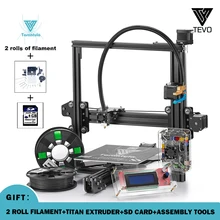 2017 tevo Тарантул RepRap Prusa I3 impresora 3D 3D-принтеры DIY Impressora3D с нить SD Card Titan экструдер imprimante 3D