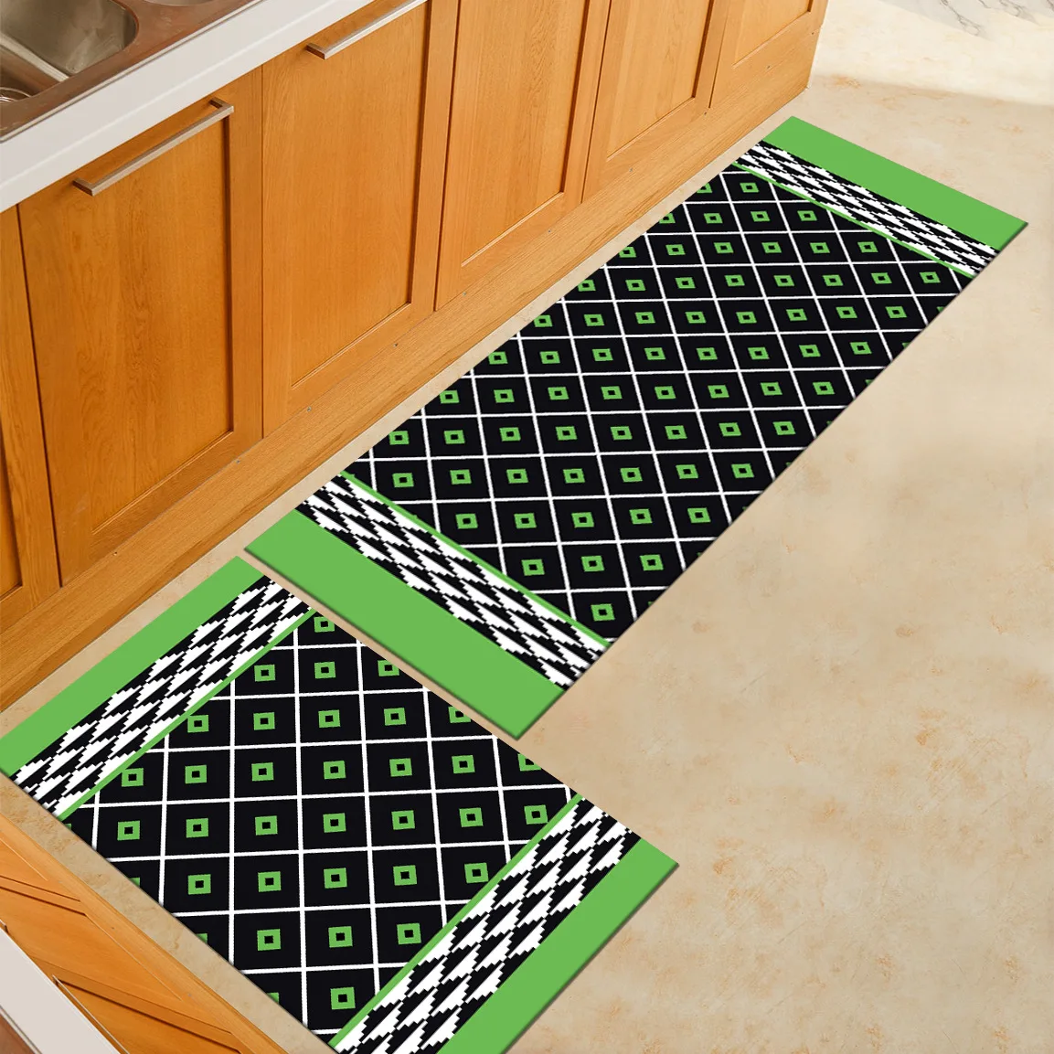 Zeegle домашний коврик для входной двери кухня Холл абсорбирующие ковры для спальни напольные ковры прикроватные коврики анти-скольжения коврик для ванной - Цвет: Pattern 08