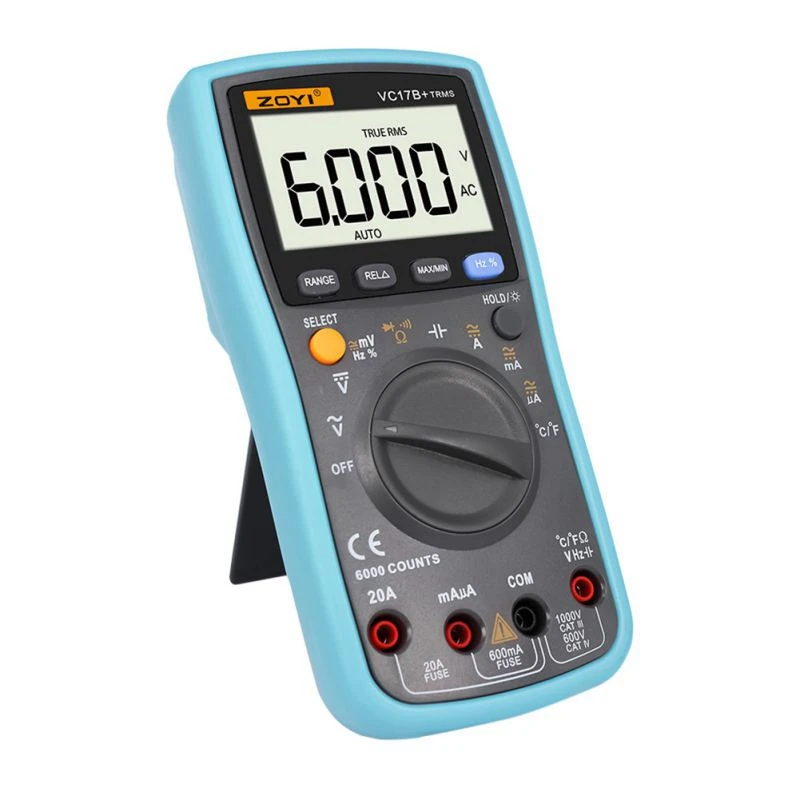 

New ZOYI VC17B+ Automatic Manual Digital Large LCD Screen Display AC DC Multimeter