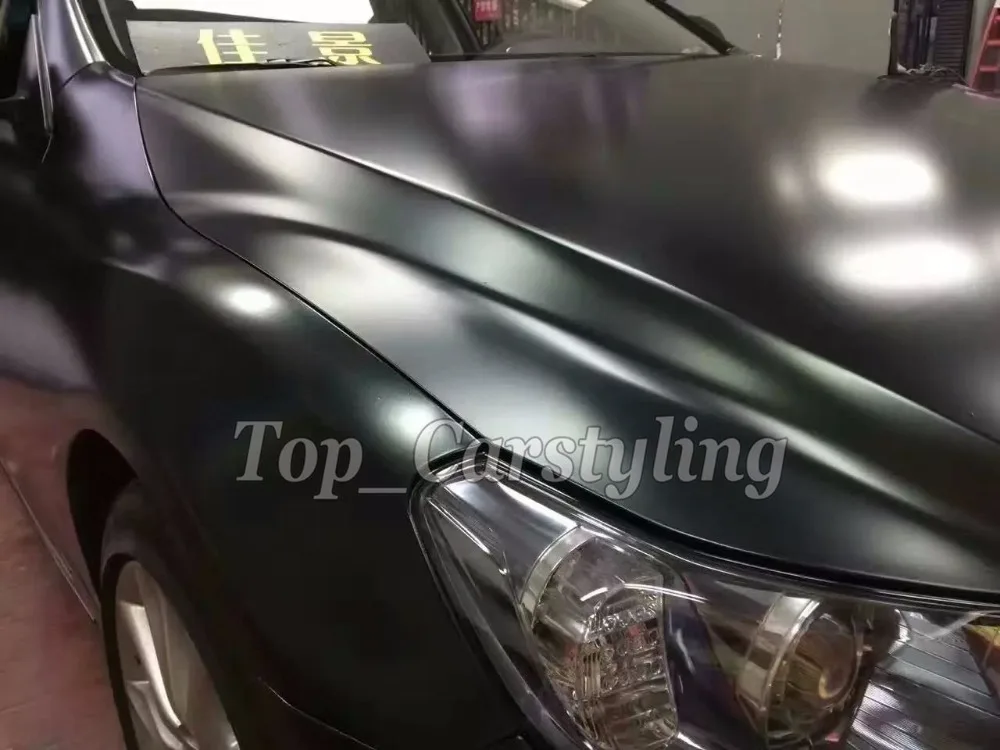 green satin chrome metalallic car wrapping film (1)