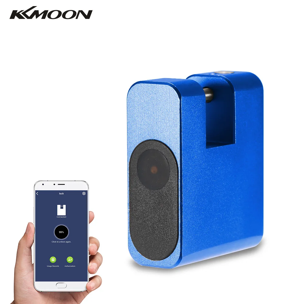 

Smart Lock Keyless Anti-theft Lock WiFi Padlock Mobile Phone BT APP Unlock Control Perfect for Backpack Luggage Safe Box Cabinet