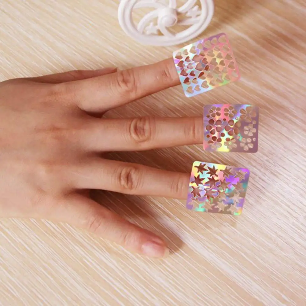 

French Manicure Sticker Prints Nail Paper Templates Hollow Sticker Stickers Nail Tips Form Guide Sticker Mold Tools