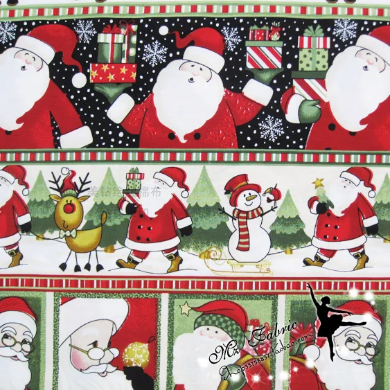 100*150 см merry christmas Пряничный человек хлопчатобумажная ткань для шитья ткань для вышивания кукол стеганая тряпичная кукла Дети стеганый Tecido