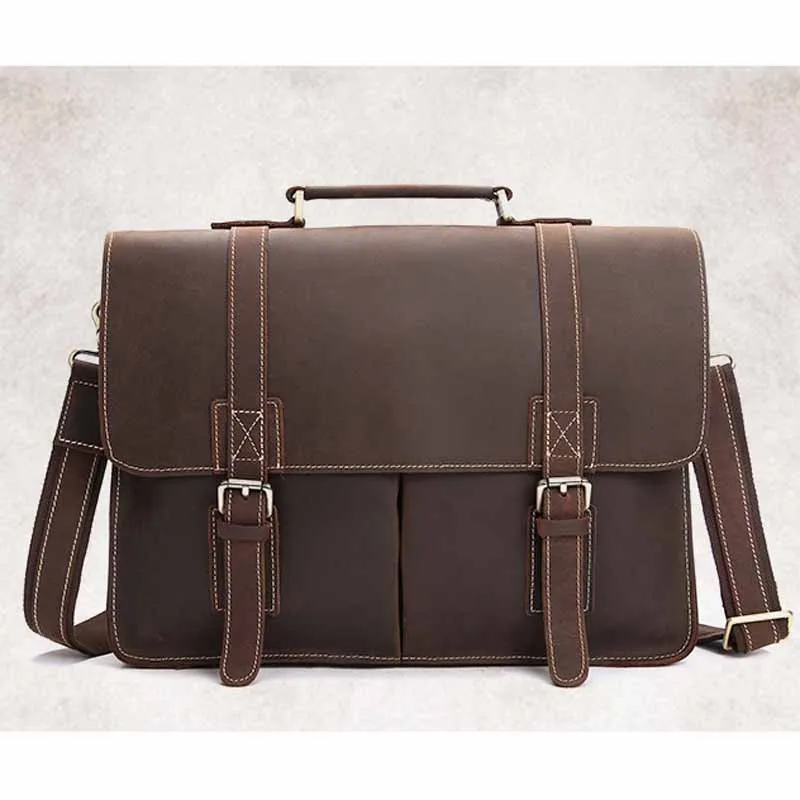 

Neweekend Barrel Retro Oil Genuine Leather Cowhide Travel Bags Crossbody Shoulder Bag Messenger Bag Men&Women's BFL-0203