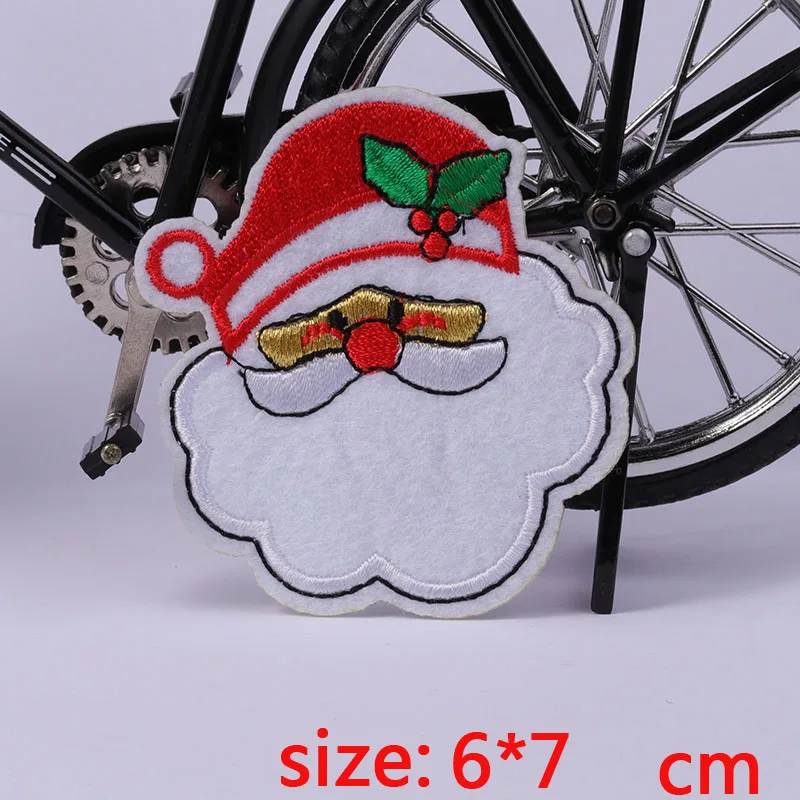 Santa Claus Shield Embroidery Santa Claus Shield Embroidery