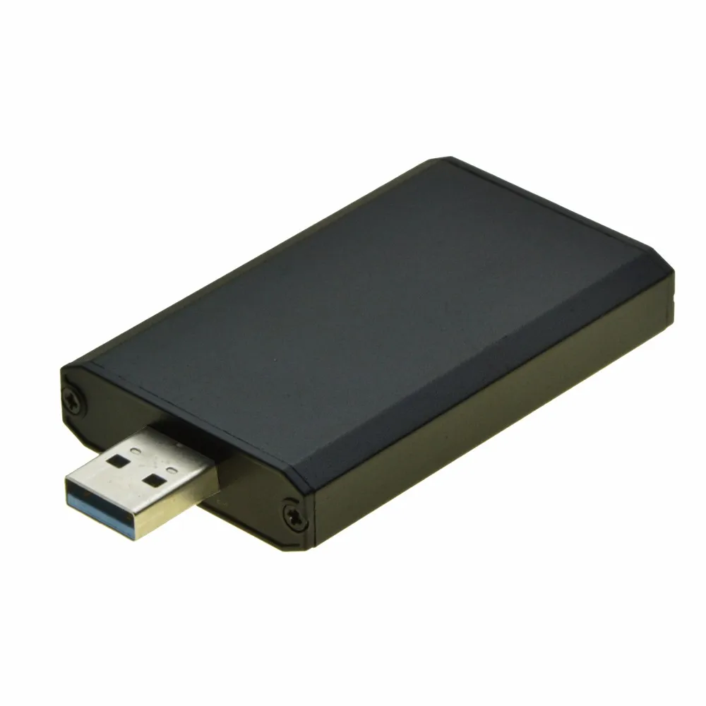 USB 3,0 MSATA Портативный коробка USB3.0 к mini SATA жесткий диск адаптер mSATA Дело HDD корпус