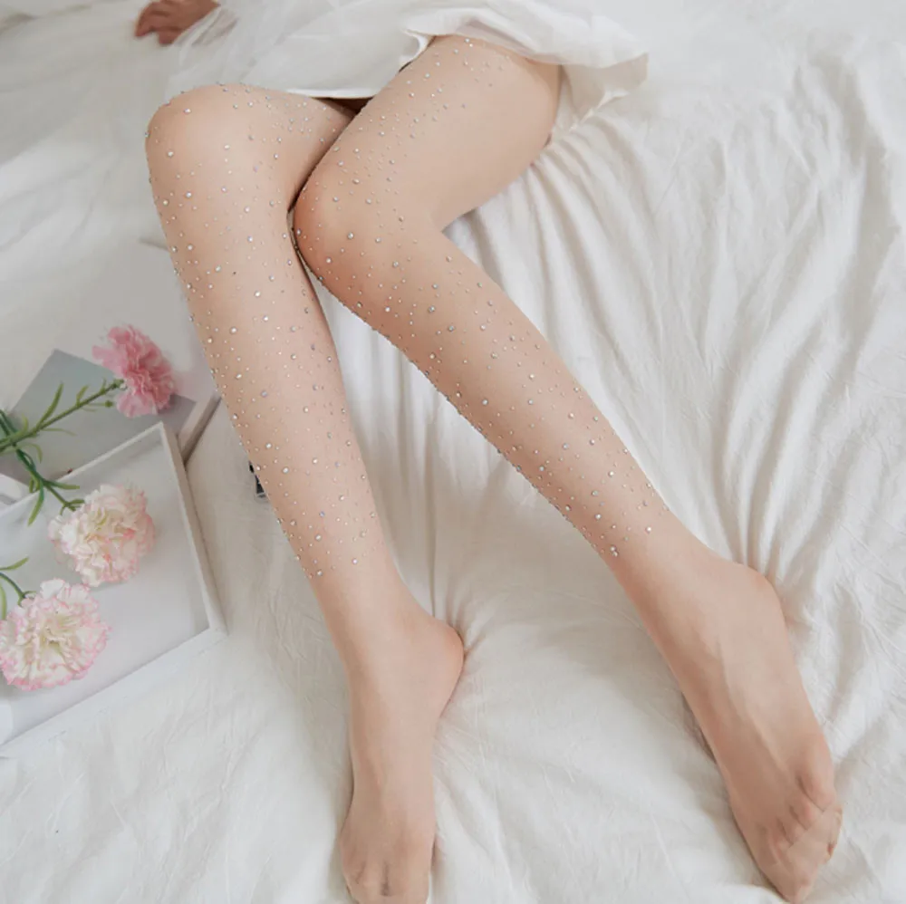 rhinestone stockings
