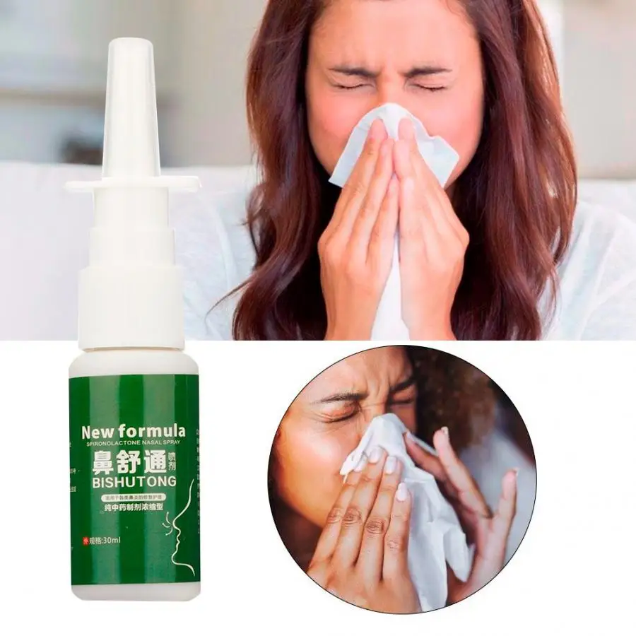 

30ml Rhinitis Herbs Spray Chinese Medicine for Nasal Allergy & Itch Rhinitis Treatment Massage Relaxation v