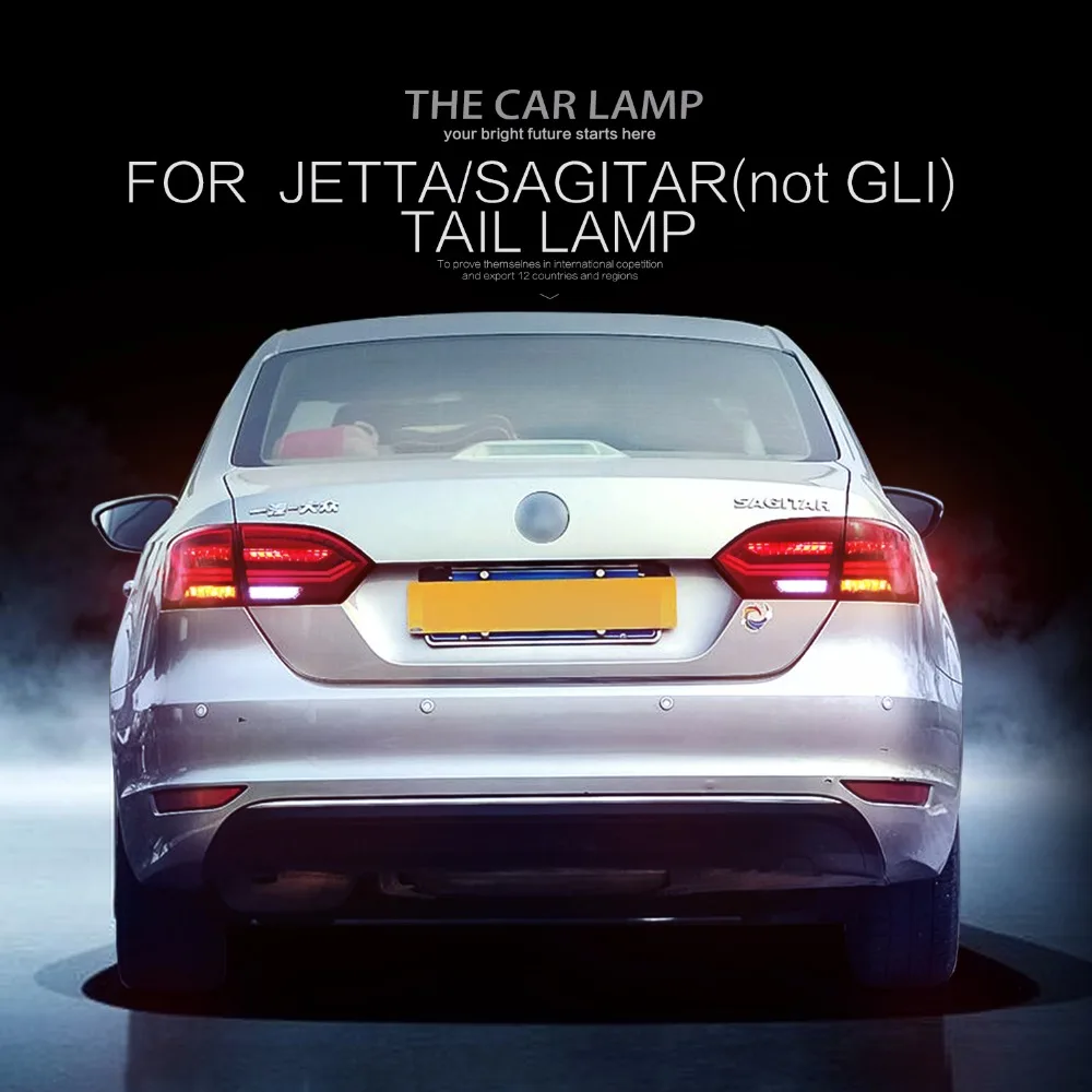 Vland автомобильный Стайлинг задний фонарь светильник для VW Jetta MK6 хвост