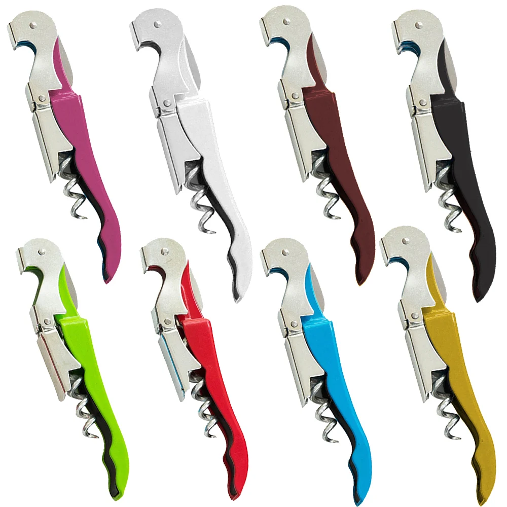 

8 Colors Stainless Steel Cork Screw Corkscrew Multifunction Wine Cap Opener Beer Cap Bottle Opener Kitchen Bar Tools Accessories