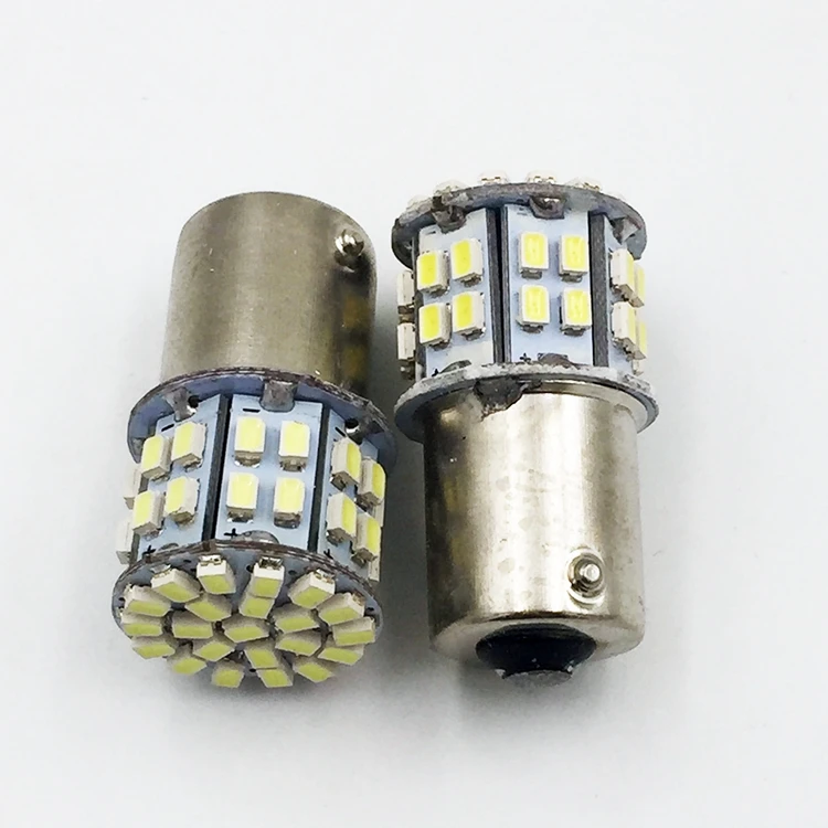 YSY 100 шт. BA15S 1156 P21W 50SMD 1206 3030 50 SMD Автомобильные светодиоды стоп-сигнал поворот сигналы заднего вида парковки Обратный лампы S25 24 V