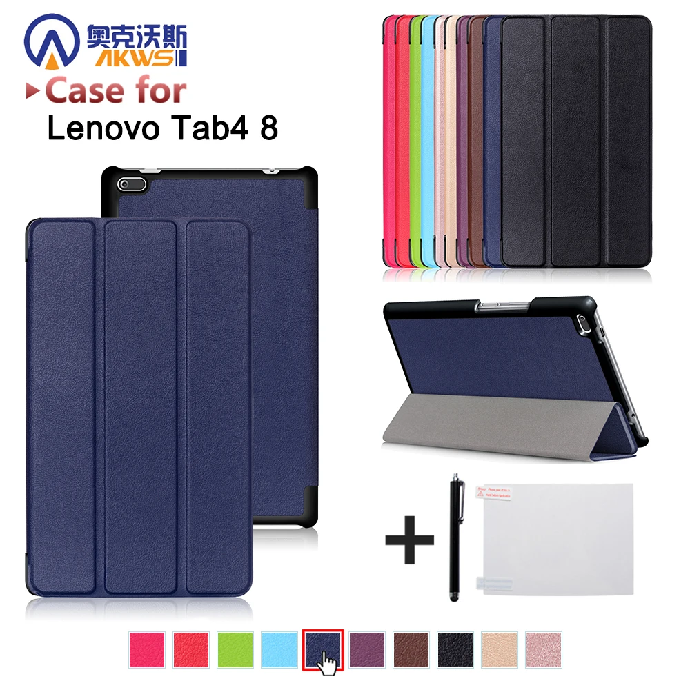 Принципиально чехол для Lenovo Tab 4 tb 8504f 8504n 8 дюймов Планшеты (новинка 2017 Release)