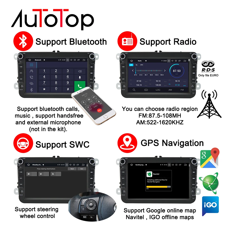 Best AUTOTOP 2Din Android 9.0 Car Multimedia Radio Player For Volkswagen Passat Golf Polo Tiguan Octavia Rapid Fabia Car DVD GPS Navi 2 Best AUTOTOP 2Din Android 9.0 Car Multimedia Radio Player For Volkswagen Passat Golf Polo Tiguan Octavia Rapid Fabia Car DVD GPS Navi 2