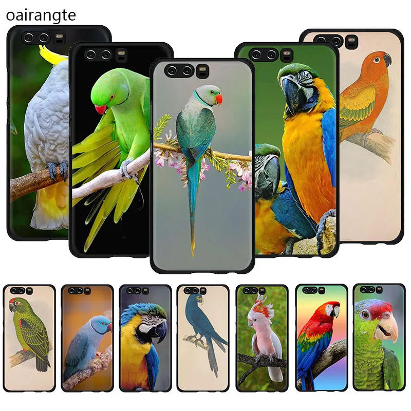 

Parrot Soft TPU phone cover case for Huawei Honor 20 6A 7A Pro 7C 7X 8X 8C 8 9 10 Lite