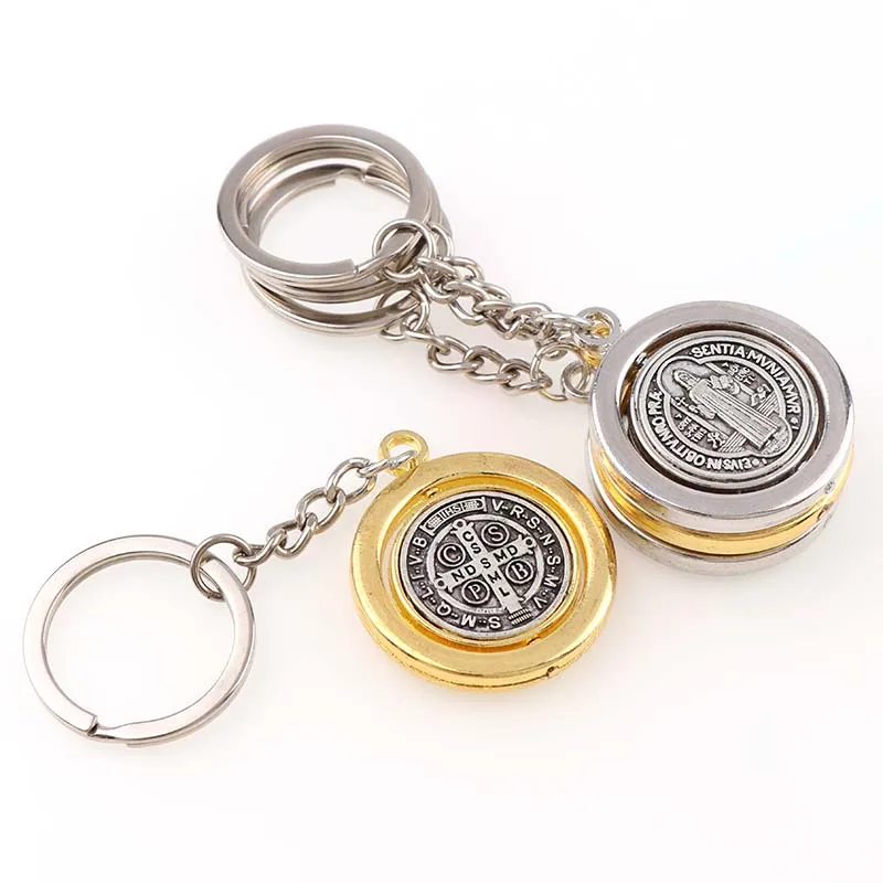 Medaglia Di San Benedetto Dorata In Zama - Abbazia Di Montecassino Ecommerce Ufficiale - Foto 6