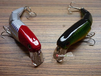 

10PCS Fishing FIsh Crank CrankBait Lure Treble Hook Spinner baits 18g