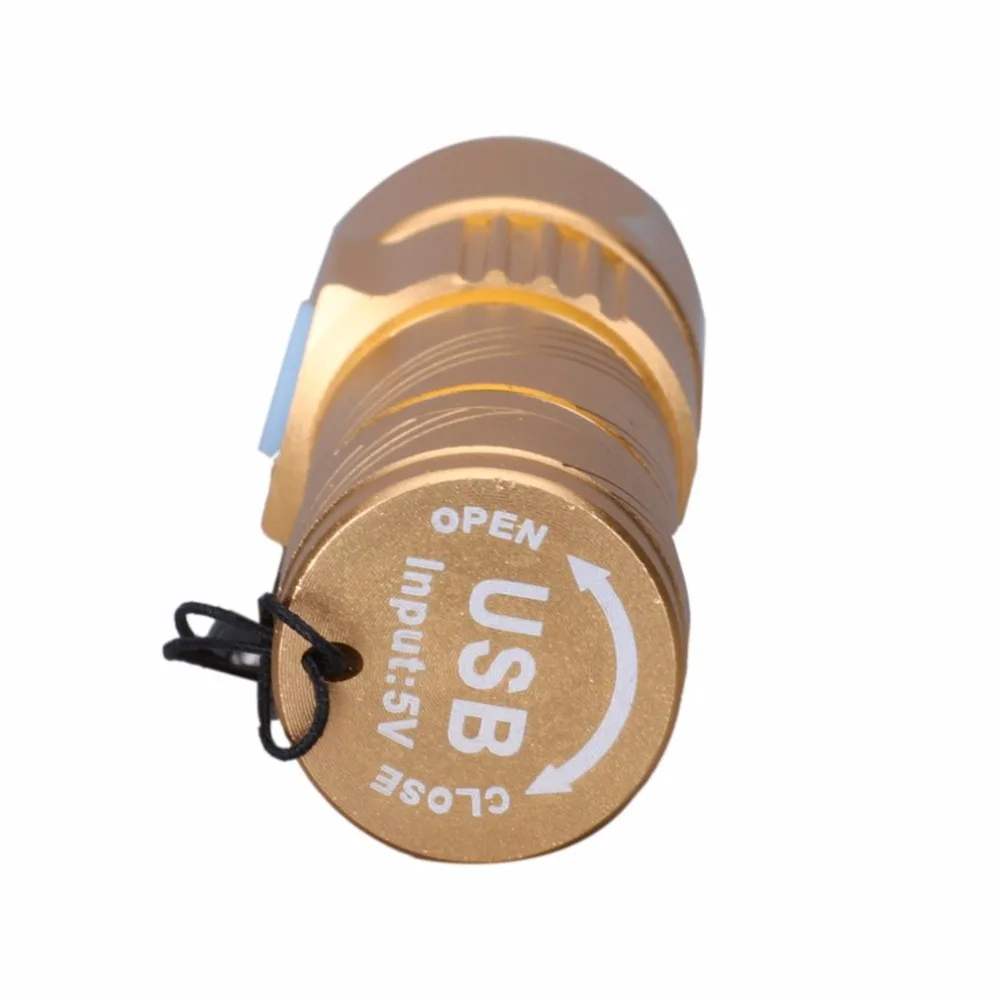 3000лм мини USB Перезаряжаемый фонарик Портативный 2018 новейший портативный открытый яркий уникальный регулируемый светодиодный зум