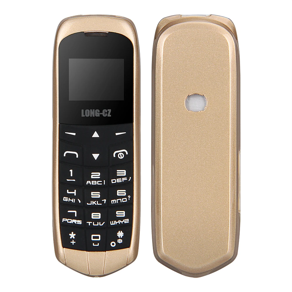 Длинные CZ J8 bluetooth Dialer Мини Мобильный телефон 0 66 дюймовый с Hands Free Поддержка FM радио