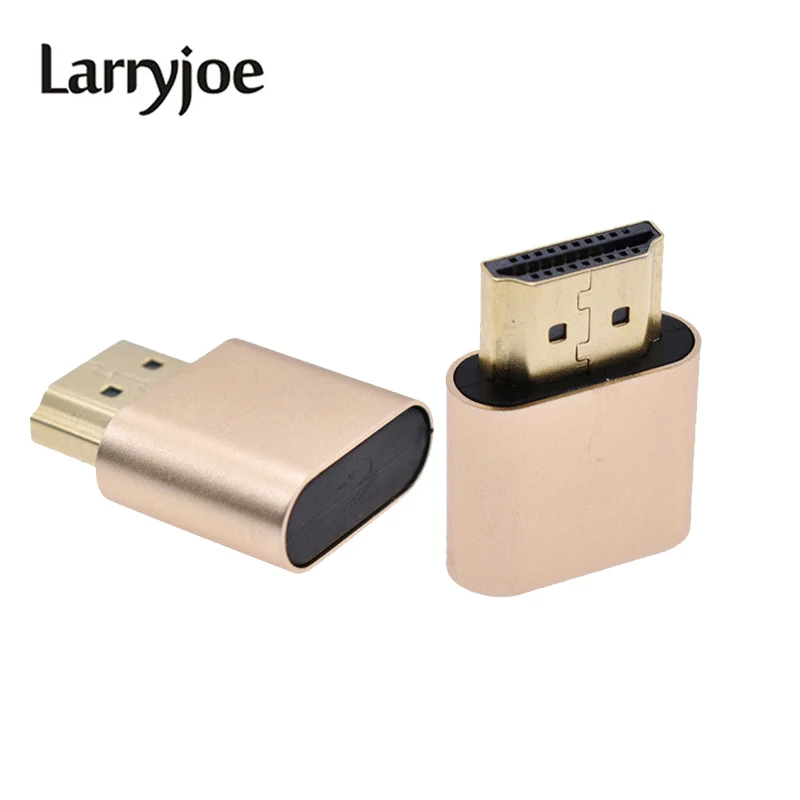 Larryjoe 1 шт. VGA виртуальный дисплей адаптер HDMI 4 DDC EDID пустышка без головы призрак