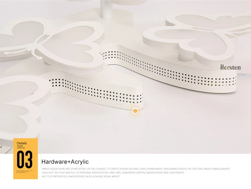 Modern LED Chandelier For Living Room Bedroom Home AC110-240V Butterfly Led Ceiling Chandelier Lamp Brightness Dimmable (18)