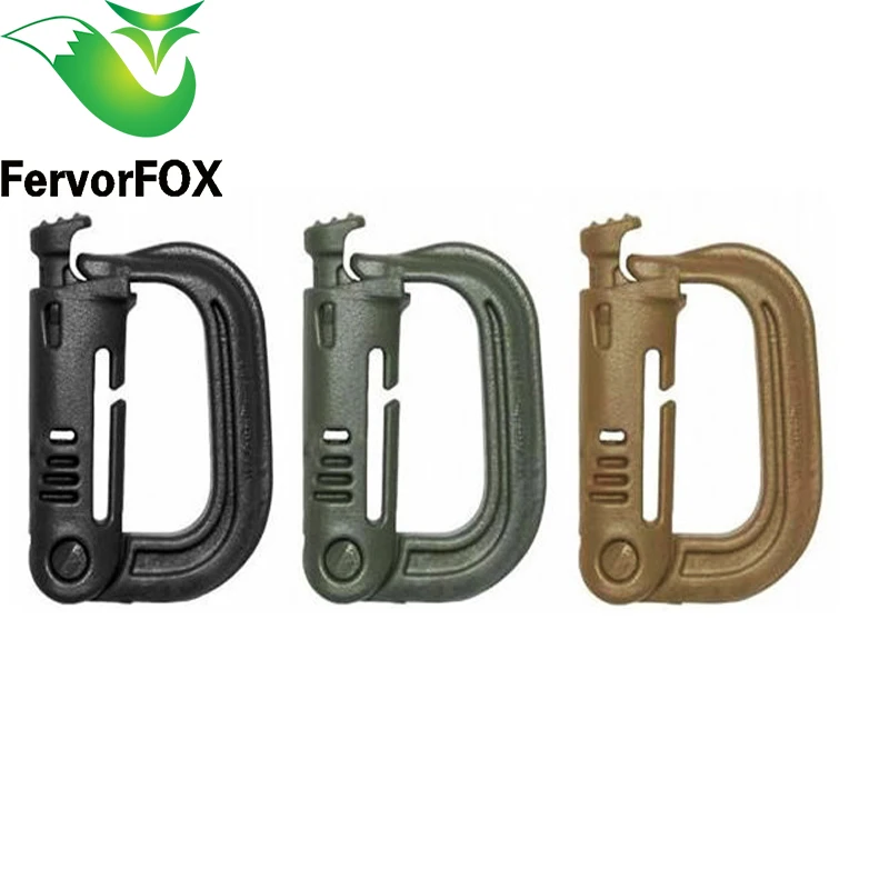 

High quality outdoor 1 Pcs / lot paracord keychain shape carabiner webbing belt / strap bergen rucksack ITW ghillie