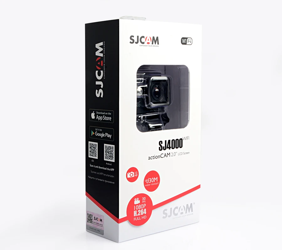 Оригинальная Экшн-камера SJCAM SJ4000 Air 1080P 2,0 lcd 4K Full HD, водонепроницаемая Спортивная камера, Спортивная DV камера