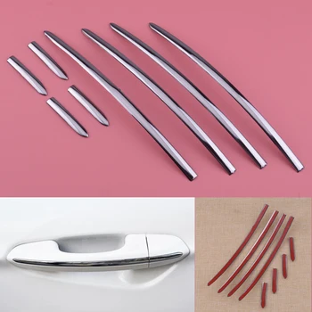 

DWCX 8Pcs Stainless Steel Chrome Door Handle Stripe Trim Cover Fit for Ford Fusion Mondeo 1.5T 2013 2014 2015 2016