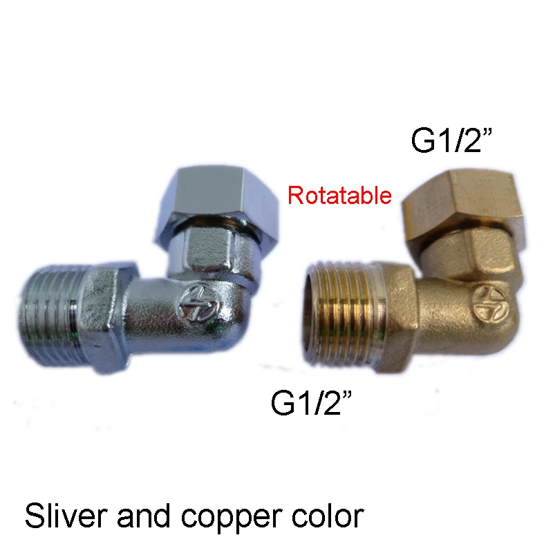 1 шт. Заводские G1/2 &quotЛатунные локоть трубы фитинги мужской G1/2&quot к женскому