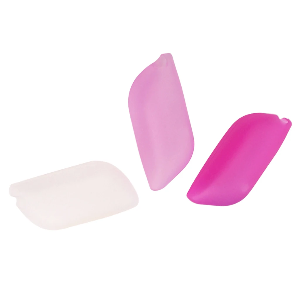 New Arrival 3pcs Silicone Toothbrush Head Case Covers for Outdoor Sports Home Use Travel Outdoor Tools 