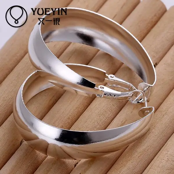 

Accessories New Design silver plated jewelry Female's earrings Fashion brincos Earhook Accessories Ornaments Annulus