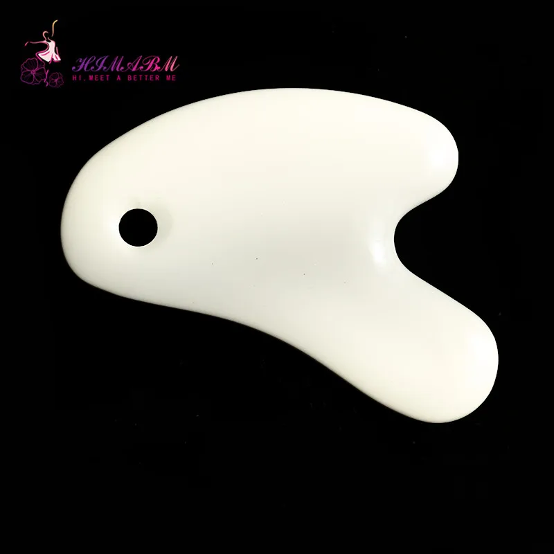 HIMABM Chinese Ceramic guasha board massage tool facial treatment scraping tool for body health beauty care HIMABM Chinese Ceramic guasha board massage tool facial treatment scraping tool for body health beauty care
