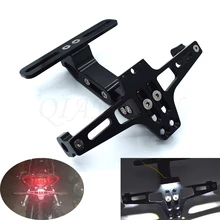 Универсальный мотоциклетный CNC алюминиевый сплав номерной знак кронштейн со светодиодный подсветкой для Ducati M900 M1000 900SS 1000SS 748/750SS ST3