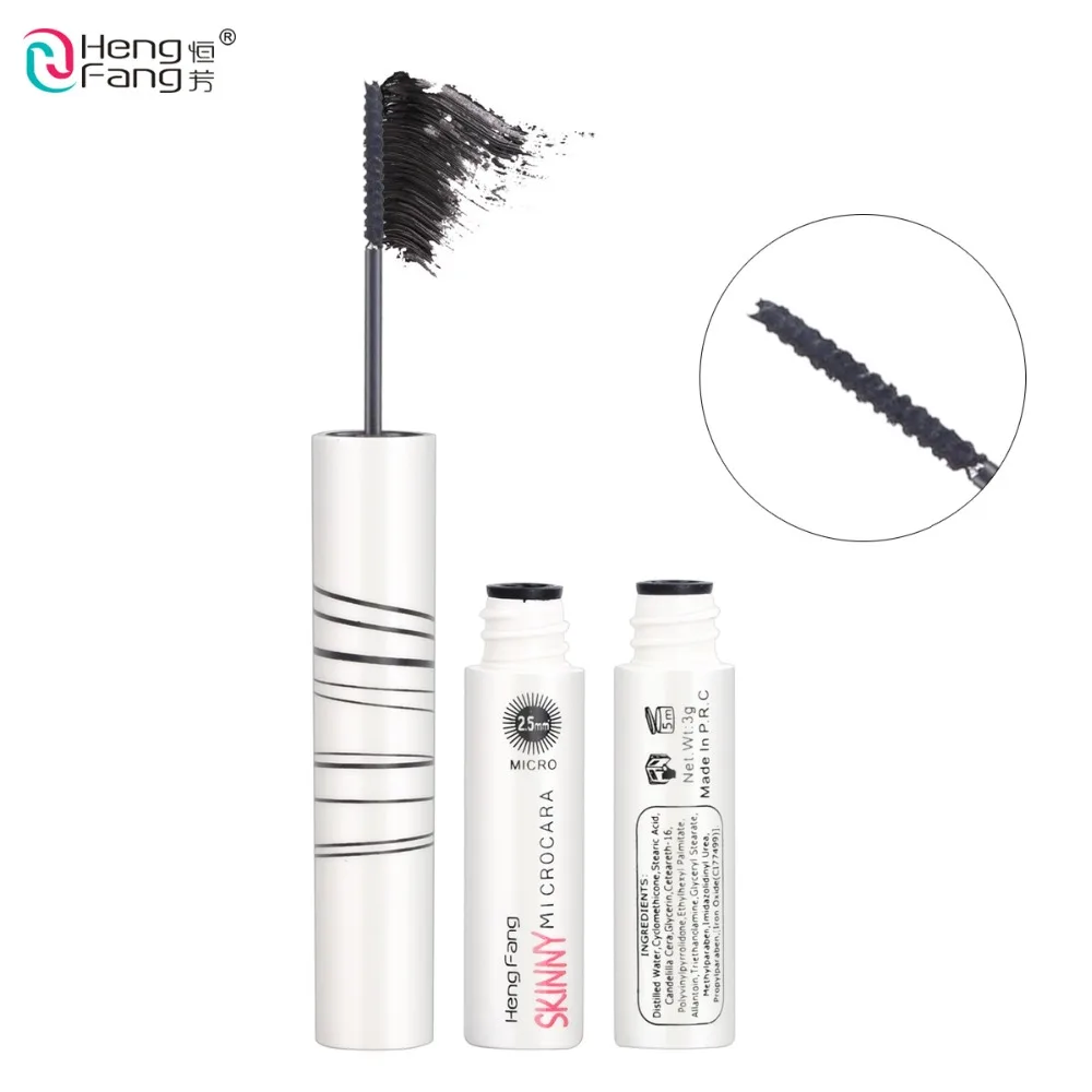 Hengfang 3d Silk Fiber Eyelash Mascara Curling Thick Lengthening Mascara Waterproof Black Lash Extension Professional Makeup