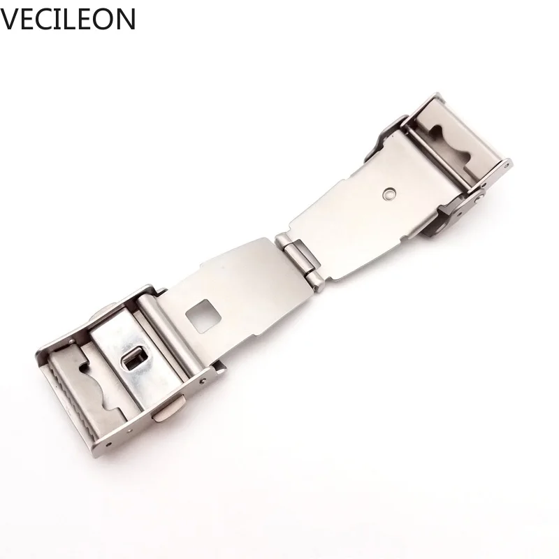 Genuine Leather Watchbands 18mm Universal Watch Butterfly Buckle Band Steel Buckle Strap Wrist Belt Bracelet Replacement