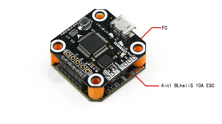 KINGKONG Mini F3 fly tower 10A 4 в 1 Blheli_S ESC 20 мм x для DIY FPV micro indoor quadcopter mini drone | Игрушки и хобби