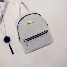 Fashion font b Women b font Mini Backpack PU Leather College Shoulder Satchel School font b