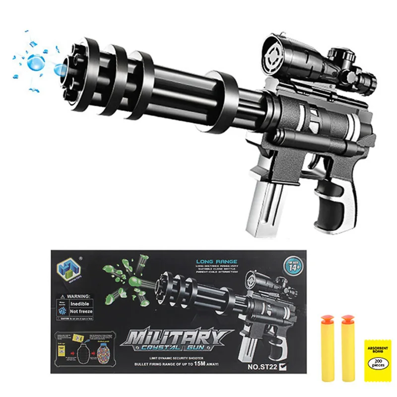 Открытый весело Спорт airsoft air guns Gatlin моделирование руководство капитан детский