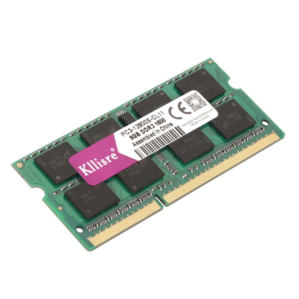 Kllisre DDR3L 8 Гб 1600 МГц 204Pin ноутбук карта оперативной памяти PC3L ОЗУ для ноутбука DDR3