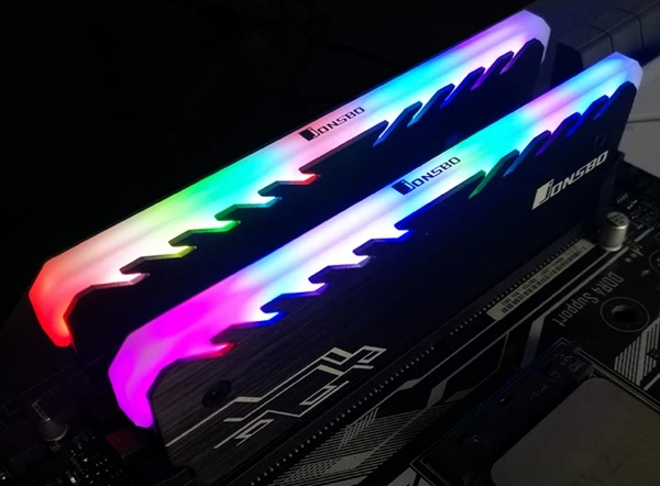 JONSBO RGB радиатор памяти ram Крышка корпуса алюминиевый радиатор ram жилет RGB подсветка