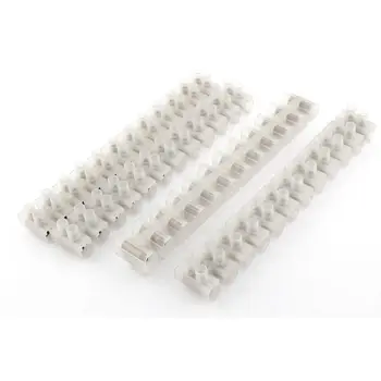 

5Pcs nylon Electrical Wire Connection 12 Position Barrier Terminal Strip Block 30A x3-3012