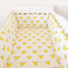 Промо-акция! Детский комплект постельного белья из хлопка, комплект детской кроватки с Бампером для кроватки, комплект детской кроватки(бамперы+ простыня+ наволочка+ пододеяльник), 8 шт