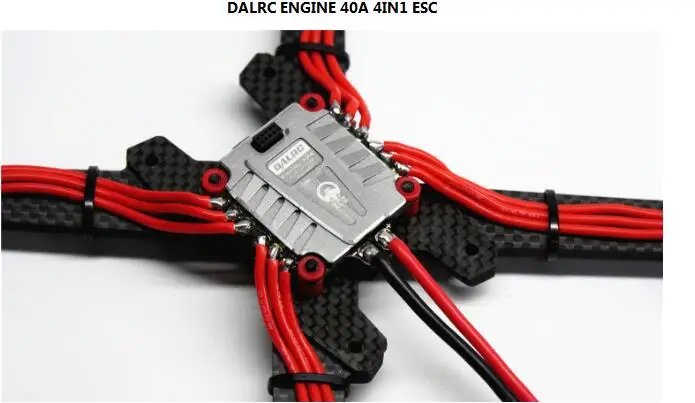 DALRC двигателя 40A 4IN1 ESC BLheli32 DShot 1200 для DIY FPV Мультикоптер Дрон