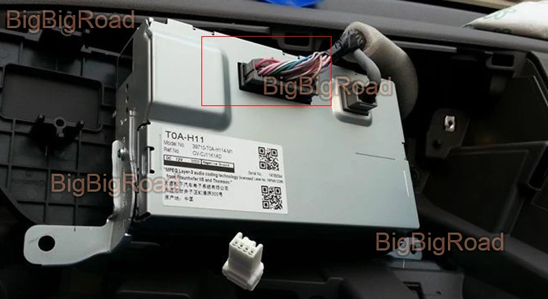 BigBigRoad Автомобильная интеллектуальная камера заднего вида для подключения к оригинальному экрану для Honda CRV CR-V 2012 2013