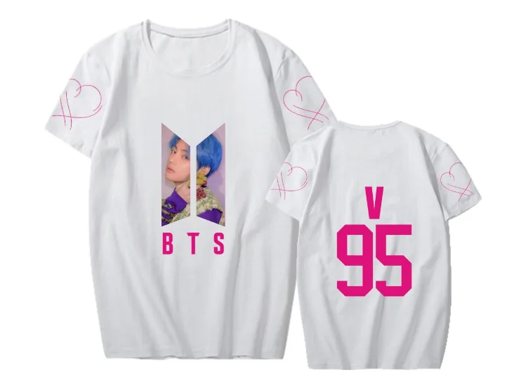 

KPOP new album MAP OF THE SOUL T-shirt ladies pop Bangtan hip-hop T-shirt popular fashion new album Kpop Women Tshirts