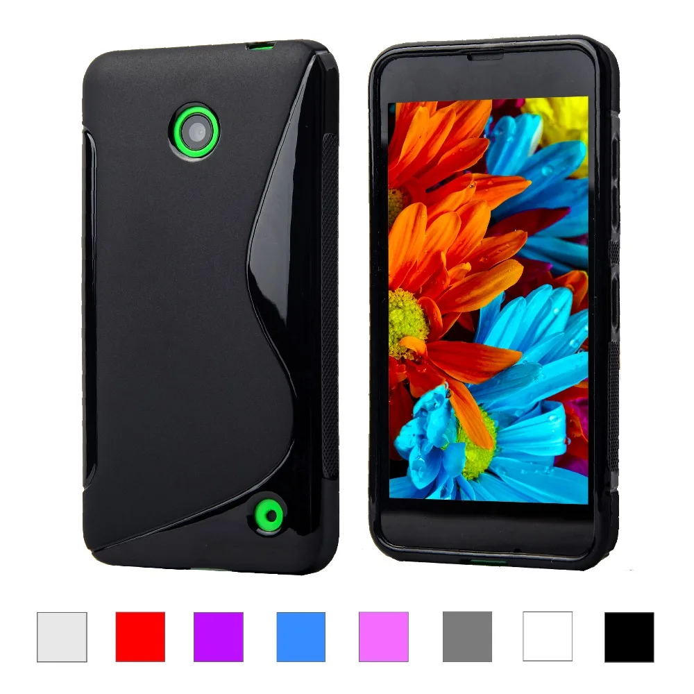 For Lumia 630 Silicone S LINE Gel Soft Case For Microsoft NOKIA Lumia