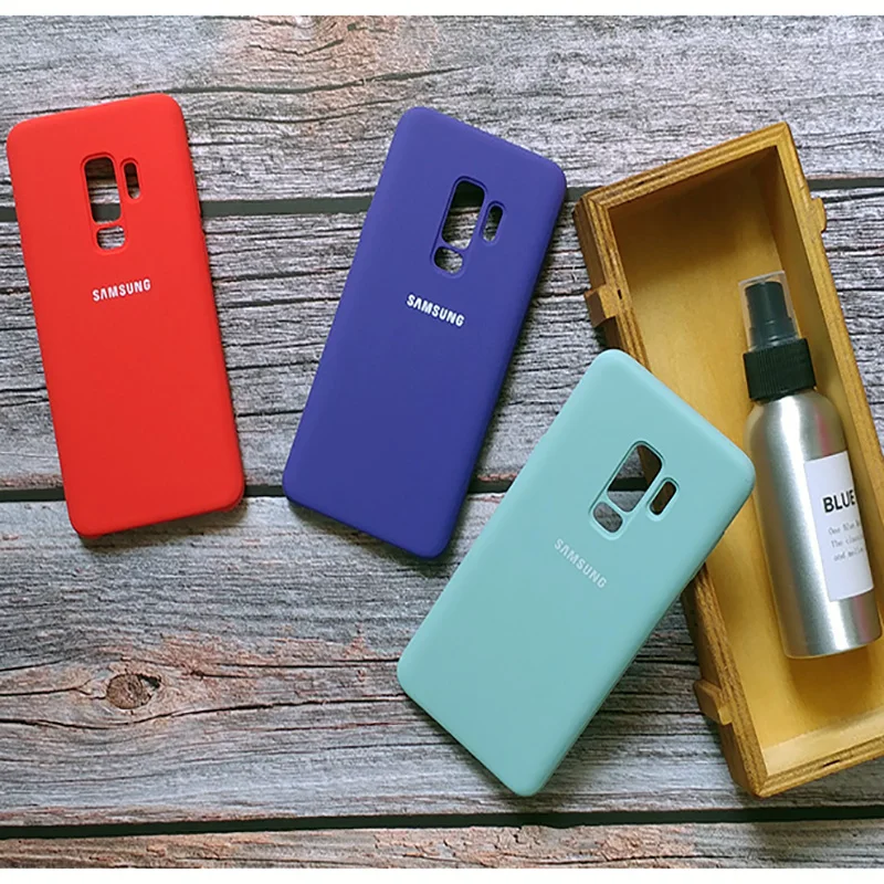 Оригинальный чехол SAMMSUNG Galaxy S9 S9Plus противоударный из силикона с противоударным