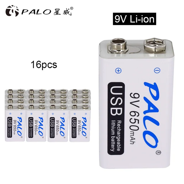 Аккумулятор palo 9v