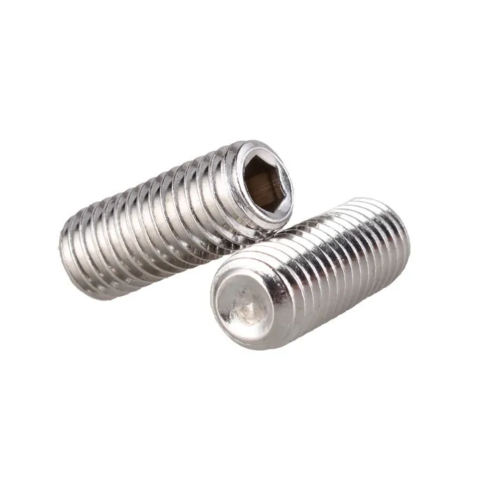 Набор шестигранных винтов DIN916 из нержавеющей стали M2/M2.5/M3/M4/M5/M6 *