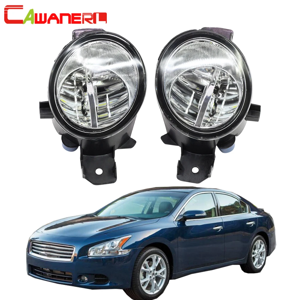 

Cawanerl For Nissan Maxima 2009 2010 2011 2012 2013 2014 2015 Car H11 4000LM LED Light Right + Left Fog Light DRL 12V 2 Pieces